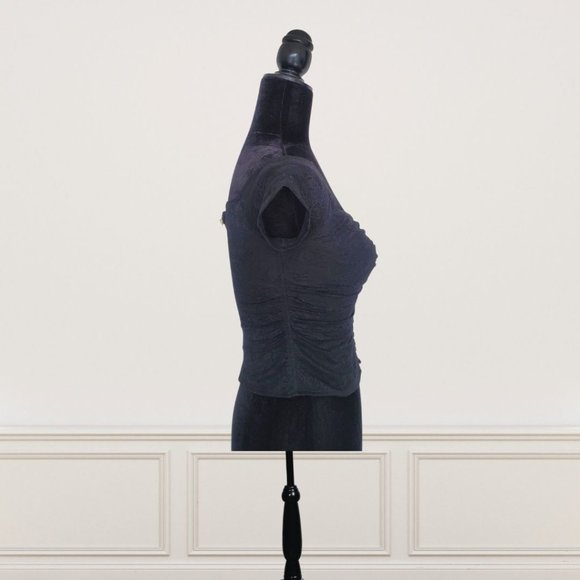 Black Guess by Marciano Corset Lace Top - Picture 2 of 5